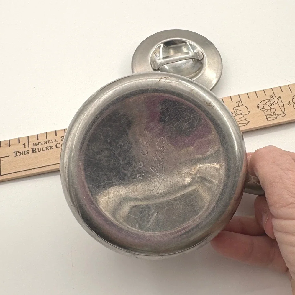 USAMD Albert Pick Co Lifetime Stainless Steel Coffee Tea Military 1920 Antique